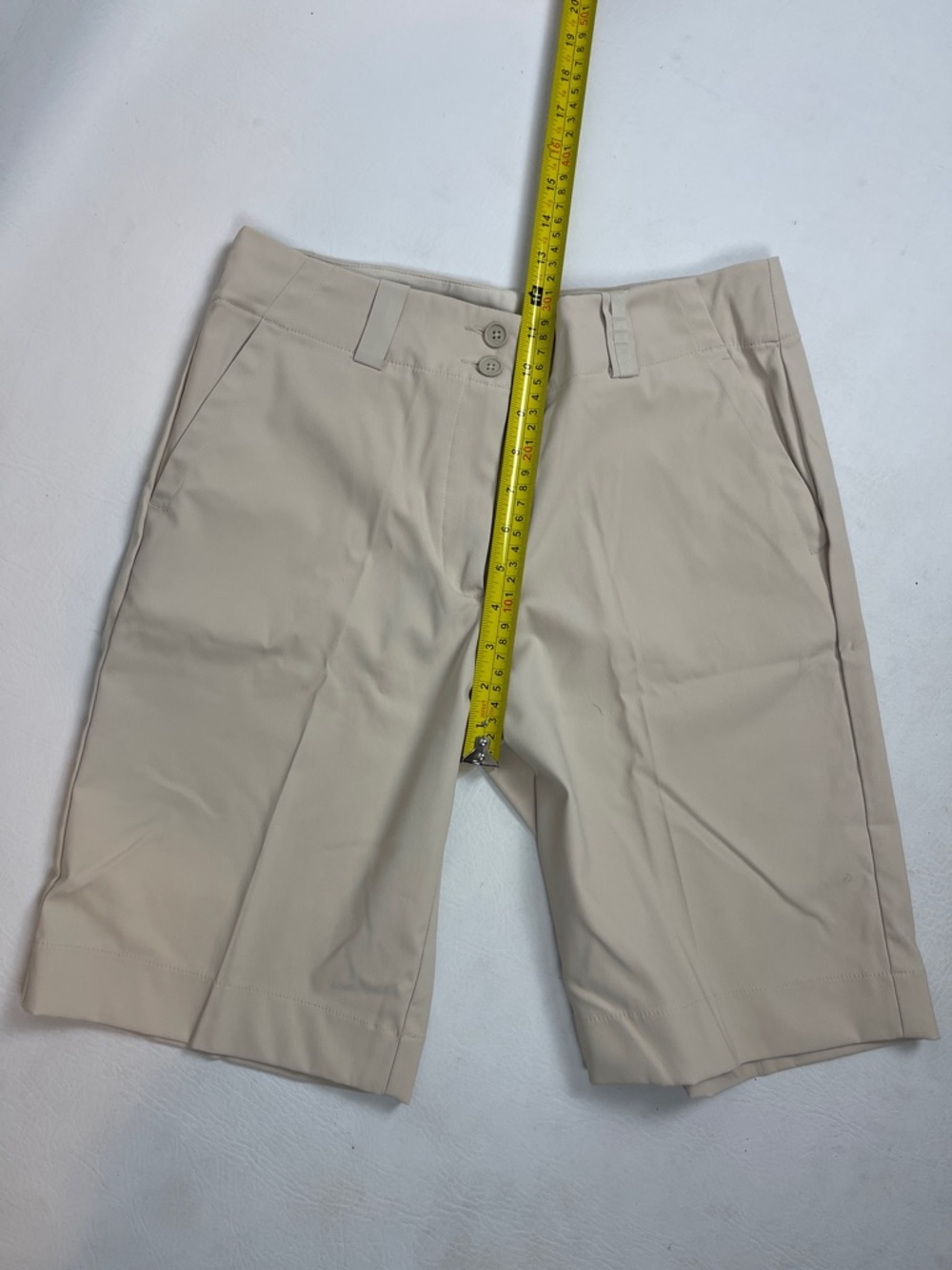 Nike Golf Dri-FIT Bermuda Shorts Women’s Khaki Size 6 - Picture 13 of 14